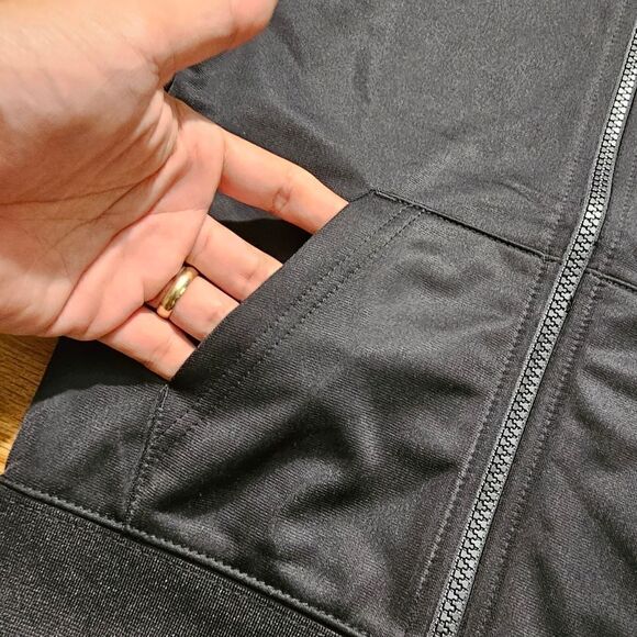 Nike Sportswear Track Jacket Multi Logo Kids Size 7 Black Red Yellow White New - Picture 3 of 9